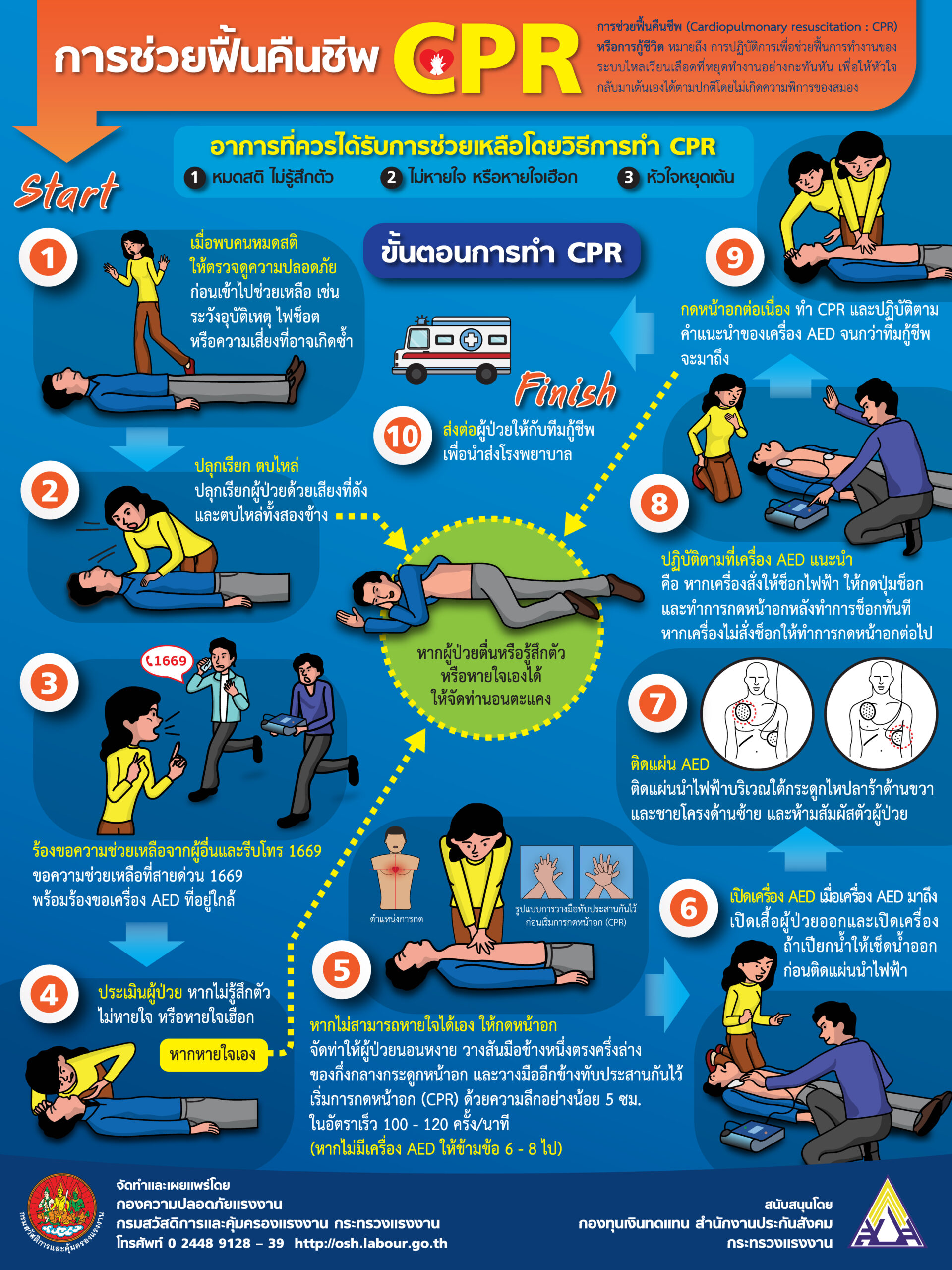 การช่วยฟื้นคืนชีพ CPR