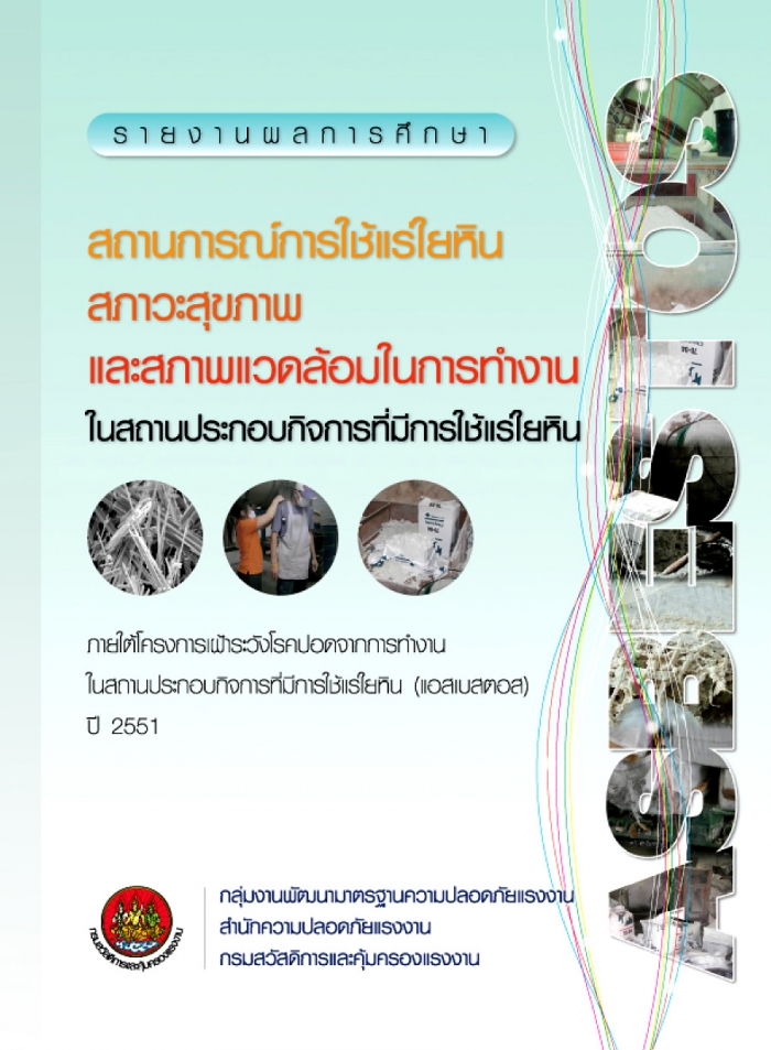 รายงานผลการศึกษาสถานการณ์การใช้แร่ใยหิน