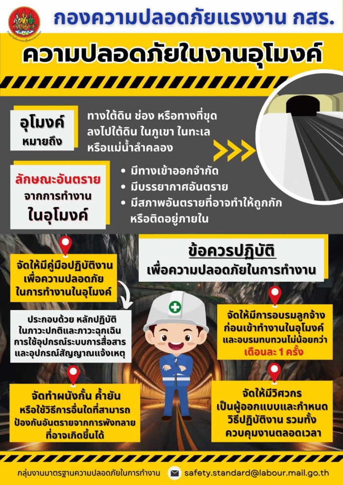 ความปลอดภัยในงานอุโมงค์